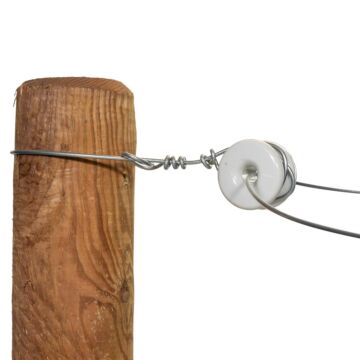 Porseleinen hoekisolator rond