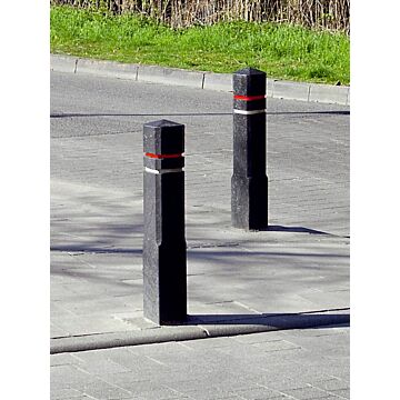 Afzetpaal van gerecycled kunststof