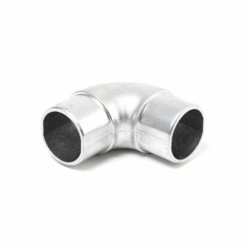 90 graden bochtstuk rond 60 mm.