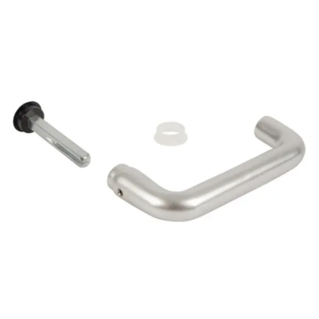 Deurkruk aluminium half