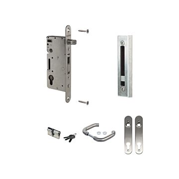 Locinox insteekslot voor houten poort compleet 80mm