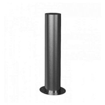 RVS afzetpaal rond 154 mm - inzinkbaar