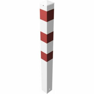 Afzetpaal vierkant 100x100x3mm - voor in beton