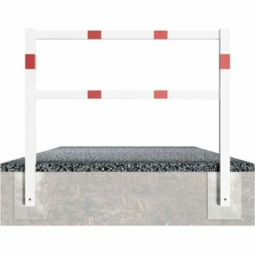 Stationaire toegangsbarrières gelast 70x70mm met dwarsbalk 