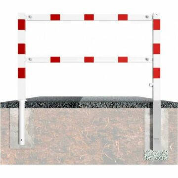 Toegangsbarrières 70x70mm met dwarsbalk