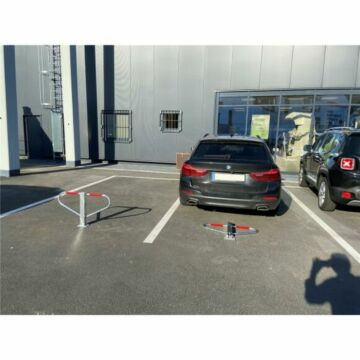 Parkeerbeugel klapbaar met zelf instellend slot 