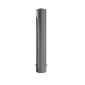 RVS afzetpaal rond 204 mm - voor in beton