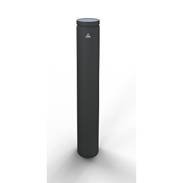 Sierpaal – Stalen buis Ø 150 mm met aluminium kop en sierring
