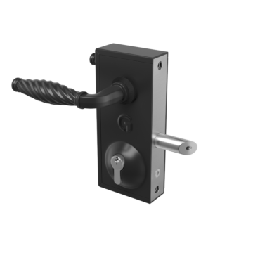 Superlock small RVS opschroefslot - 10/30mm - incl. krukpaar