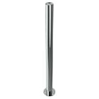 RVS afzetpaal rond 60 mm - op voetplaat