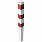 Afzetpaal vierkant 100x100x3mm - voor in beton