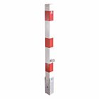 Afzetpaal vierkant 70x70mm- afneembaar en klapbaar