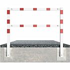 Stationaire toegangsbarrières 70x70mm  met dwarsbalk