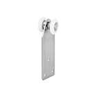 Hangrol met 2 Wielen en Montageplaat van 40 mm
