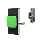 Gatemaster Antipaniekslot Linksdraaiend Push en Cilinder - 40/60mm