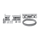 Complete kit voor montage aan de zijkant, verzinkt met 4mm kabel 40mm