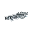 Kit serie L, 5 wielen, met verzinkte rail