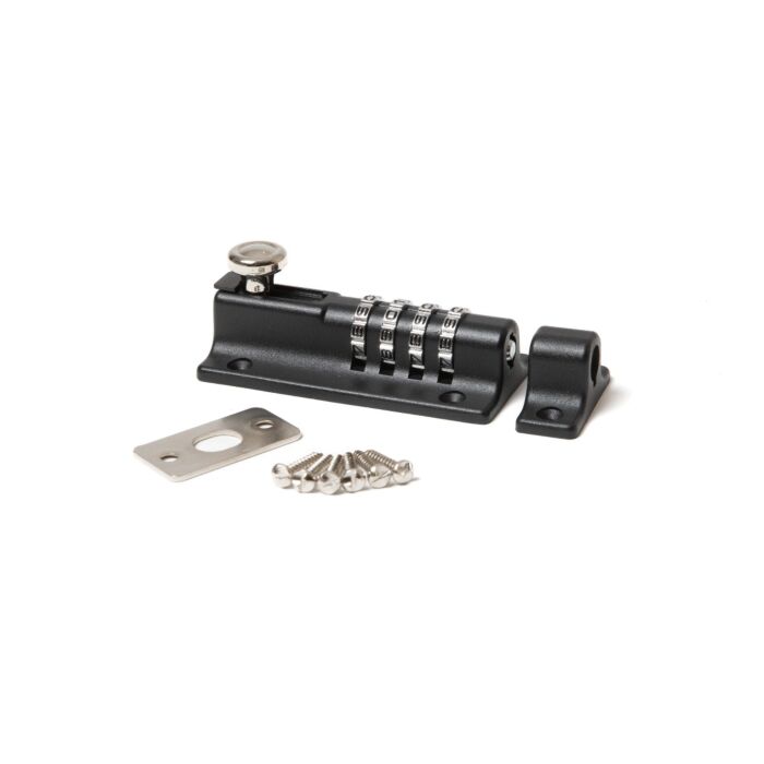 Schuifgrendel met codeslot en schootopvang main product photo