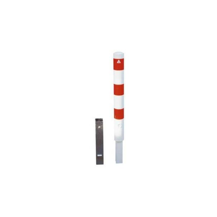 Afzetpaal rond 102 mm - uitneembaar met driehoekslot main product photo