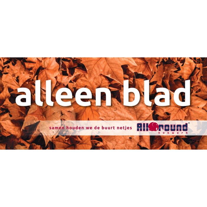 Bordje Alleen Blad main product photo