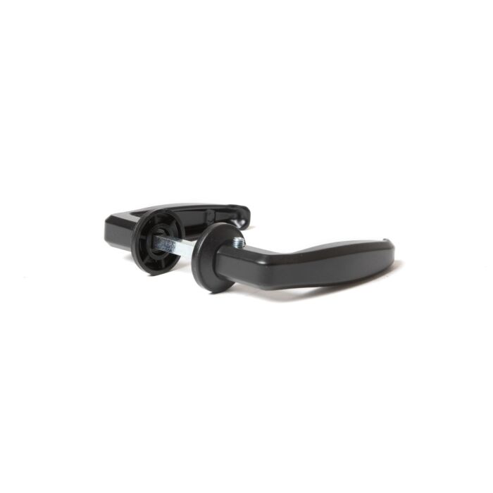 Aluminium deurkruk met 8 mm Stift - zwart gecoat main product photo