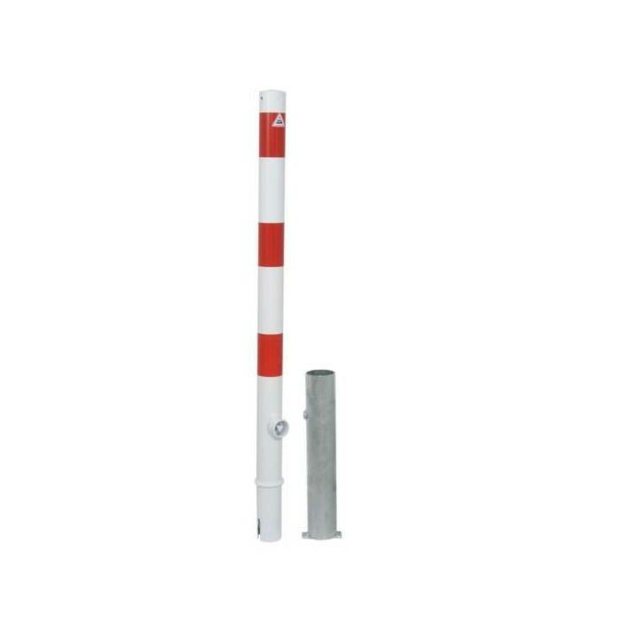 Afzetpaal rond 60 mm - uitneembaar met driehoekslot main product photo