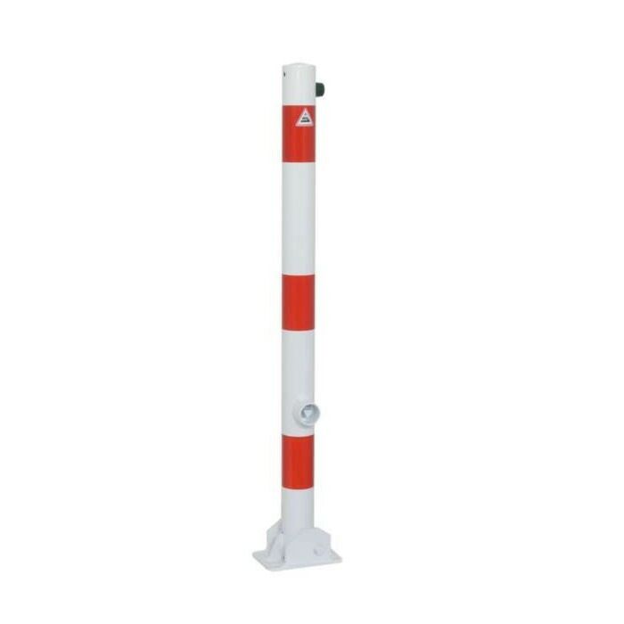 Afzetpaal rond 60 mm - klapbaar met driekhoekslot main product photo