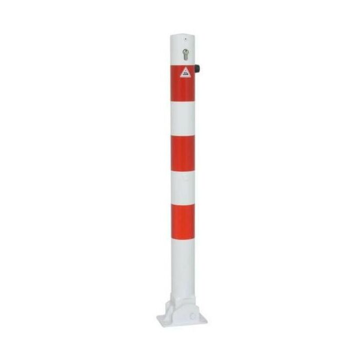 Afzetpaal rond 76 mm - klapbaar met euro cilinder main product photo