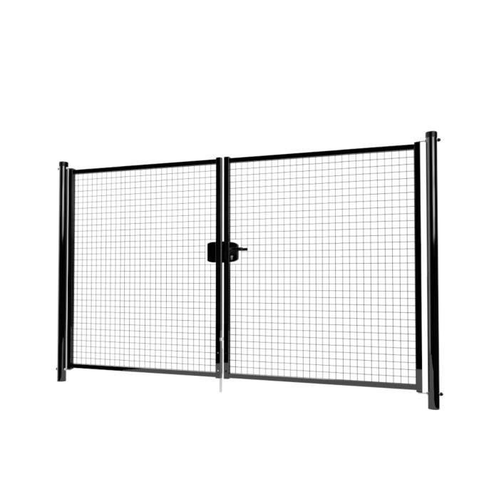 Dubbele Tuinpoort met Gaasmatvulling main product photo