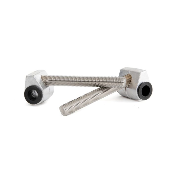 Spindel met aluminium gietstuk