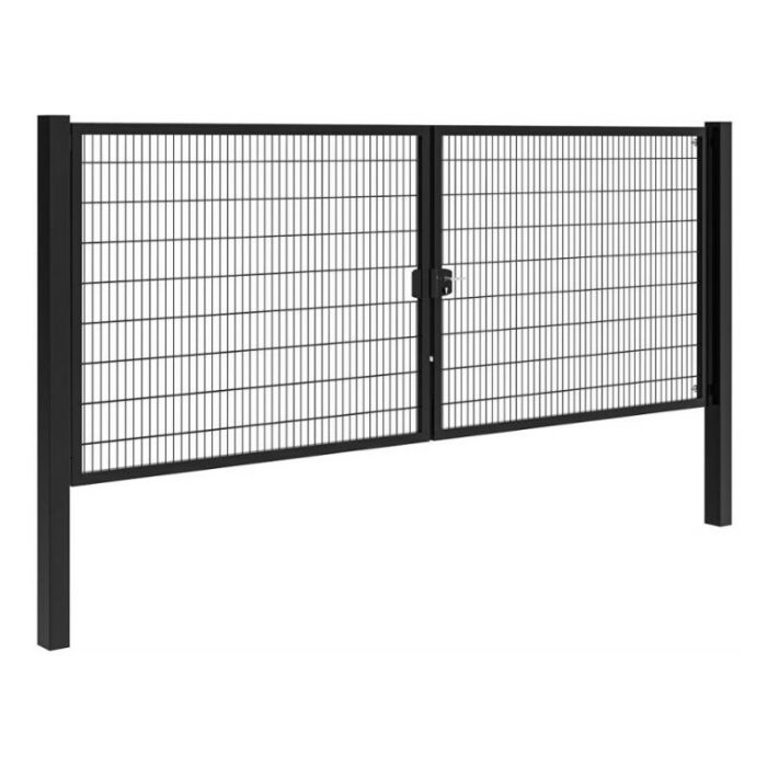 Dubbele dubbelstaafmat poort met kader main product photo