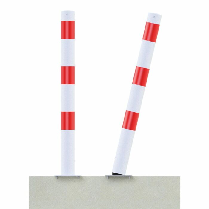 Flexibele afzetpaal rond main product photo