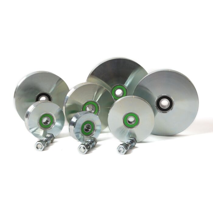 Wiel met V-groef dubbel gelagerd, main product photo