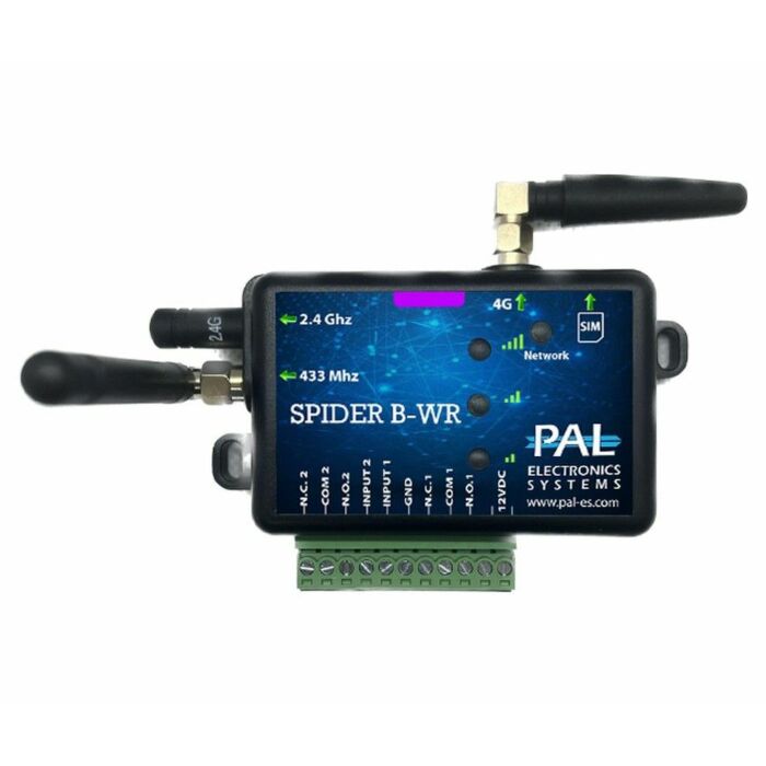 GSM module PAL spider bluetooth met ontvanger, 2x output, 2x input main product photo
