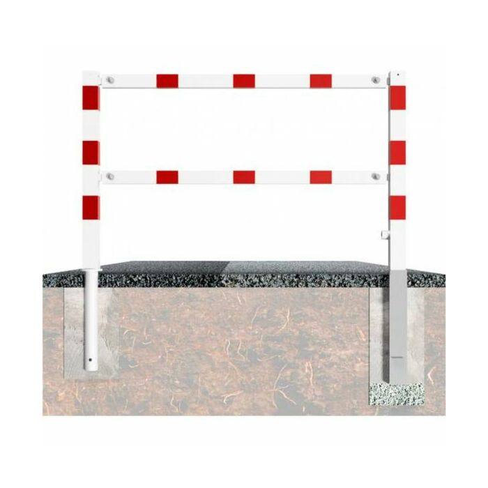 Toegangsbarrières 70x70mm met dwarsbalk main product photo