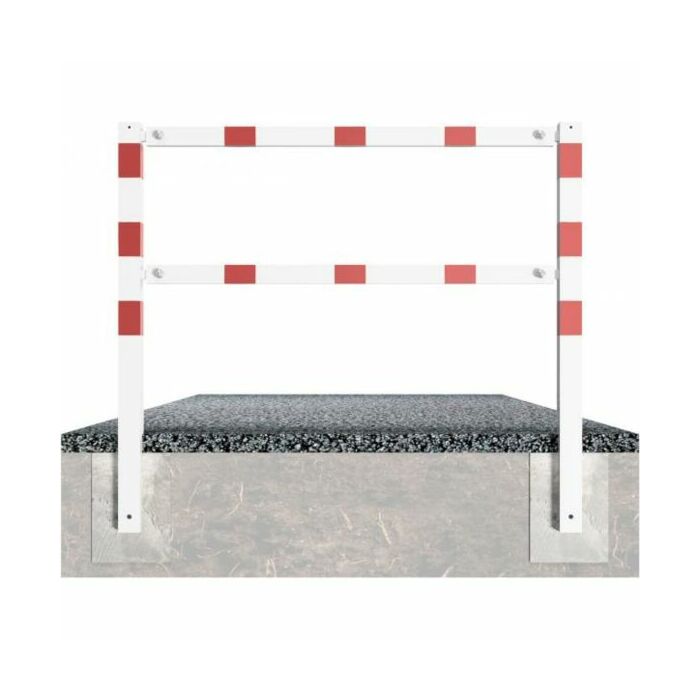 Stationaire toegangsbarrières 70x70mm met dwarsbalk main product photo