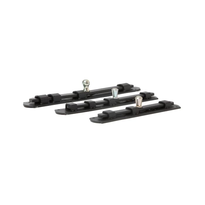 Schuif-grendel Rustiek zwart main product photo