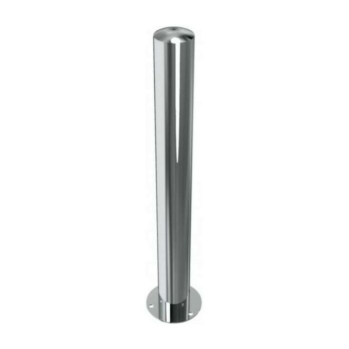 RVS afzetpaal rond 102 mm - op voetplaat main product photo
