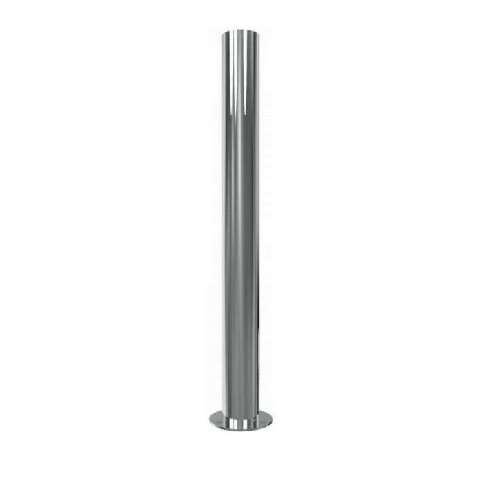 RVS afzetpaal rond 89 mm - op voetplaat main product photo