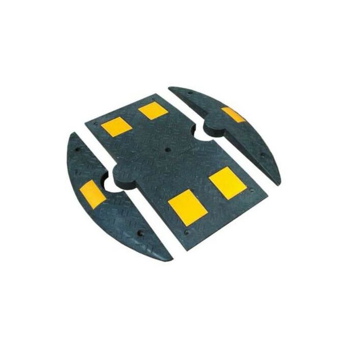 Verkeers drempel zwart geel main product photo