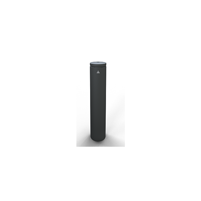 Sierpaal – Stalen buis Ø 193 mm met aluminium kop en sierring main product photo