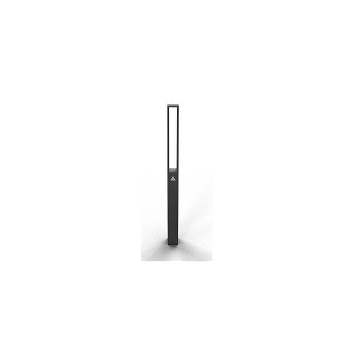 Sierpaal – Vierkante stalen buis 70 x 70 mm vlakke stalen bovenkant main product photo