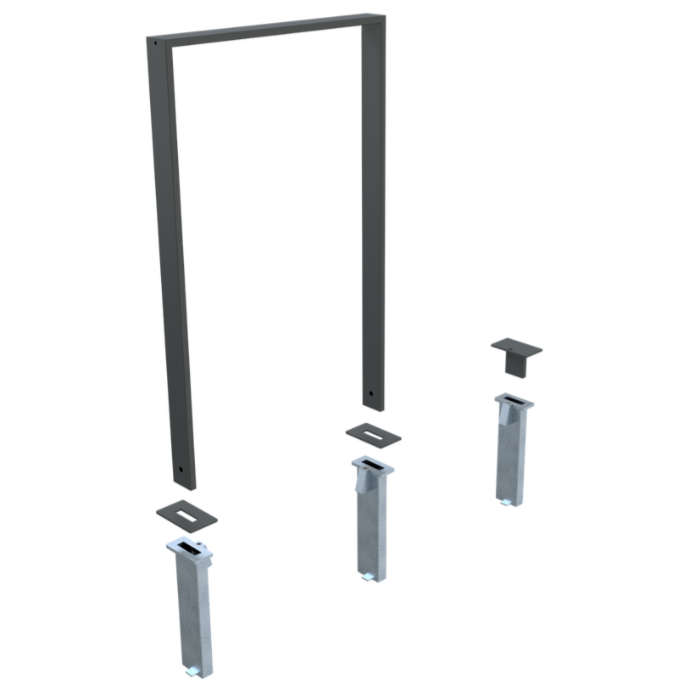 Afdekkap – Voor platstaal en vierkantstalen leunbeugels main product photo