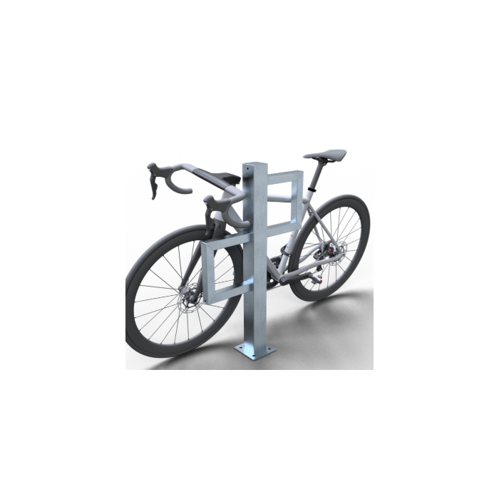 Fietsenrek – Enkelvoudige parkeervoorziening vierkant main product photo