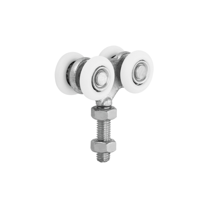 Dubbele hangrol 4 nylon wielen main product photo