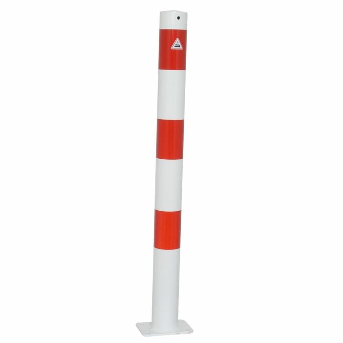 Vaste afzetpalen rond main product photo