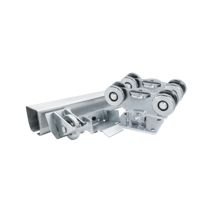 Kit serie XL, 5 wielen, met verzinkte rail main product photo